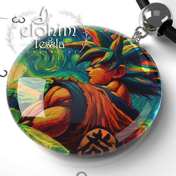 Fusão contemporânea · Goku ao estilo Van Gogh